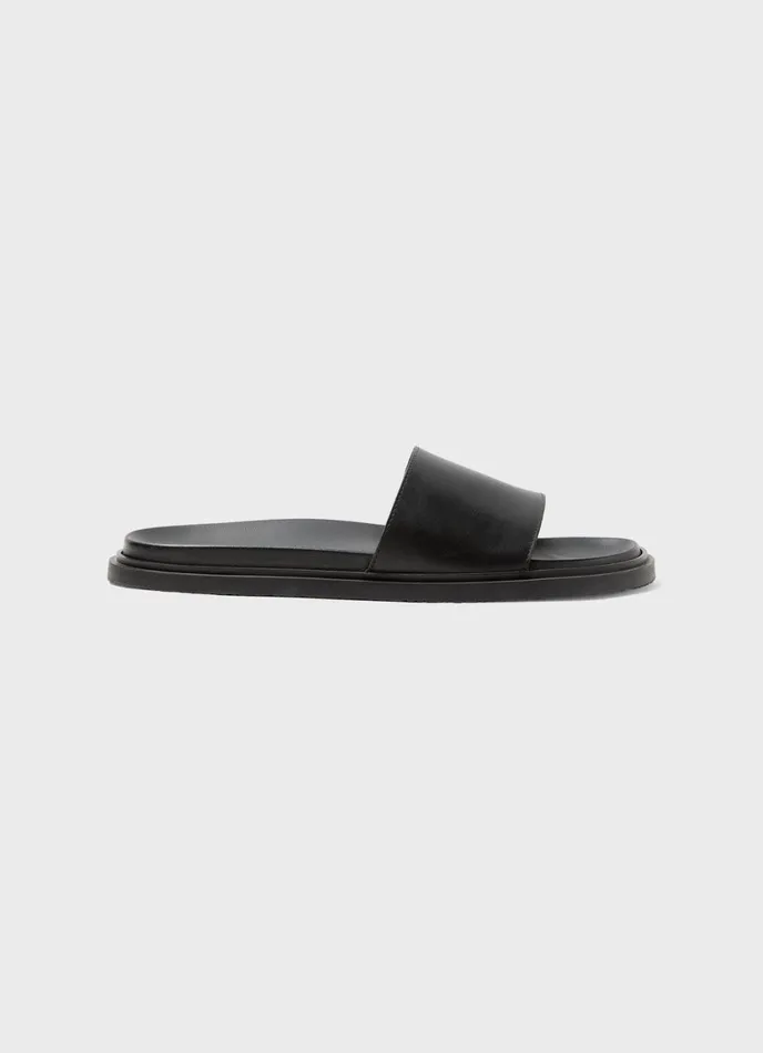Leather Slider Men SUNSPEL Shoes