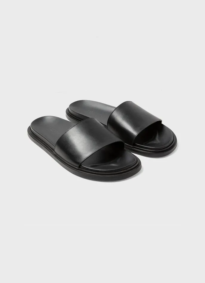 Leather Slider Men SUNSPEL Shoes