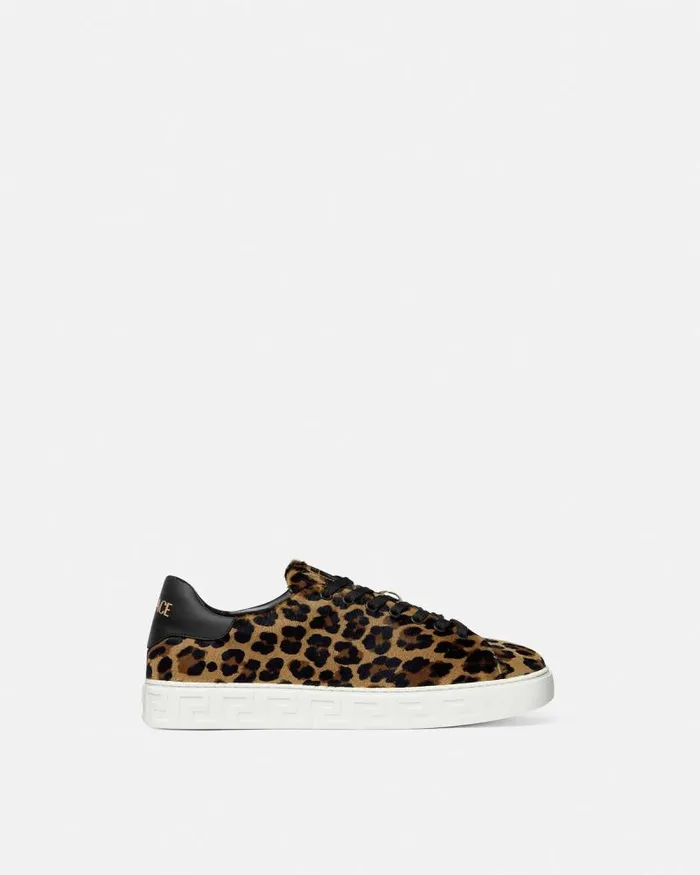 Leopard Greca Sneakers Animalier Men Versace Greca