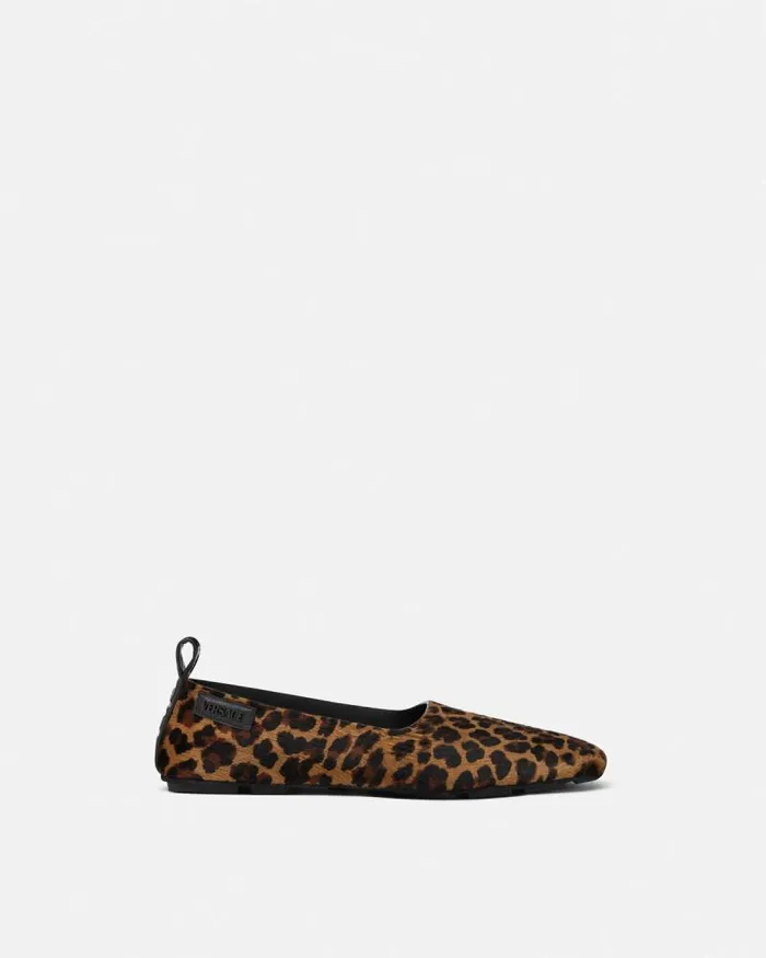 Leopard Villa Driver Shoes Animalier Men Versace Drivers