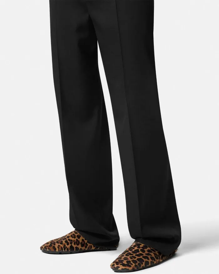 Leopard Villa Driver Shoes Animalier Men Versace Drivers