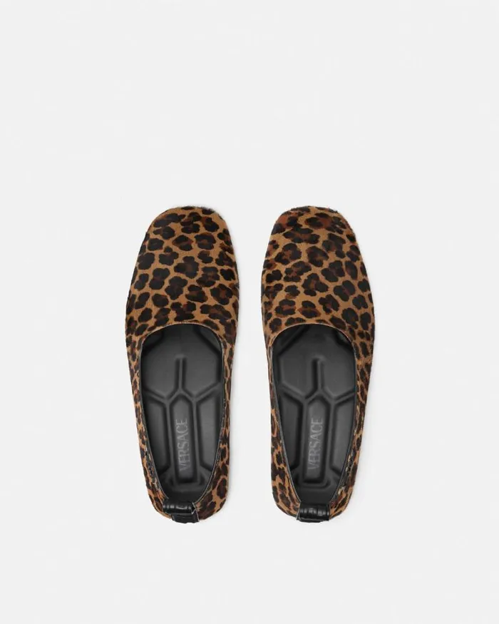 Leopard Villa Driver Shoes Animalier Men Versace Drivers