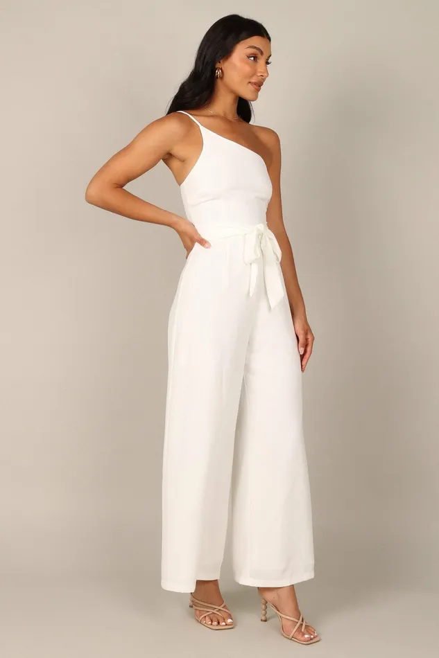 Leyton Jumpsuit White Jumpsuits and Rompers Petal and Pup Women