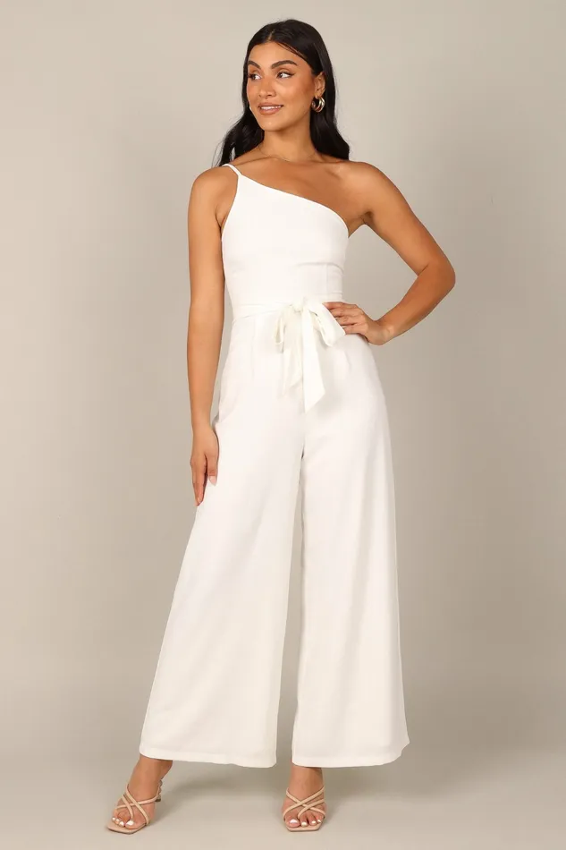Leyton Jumpsuit White Jumpsuits and Rompers Petal and Pup Women