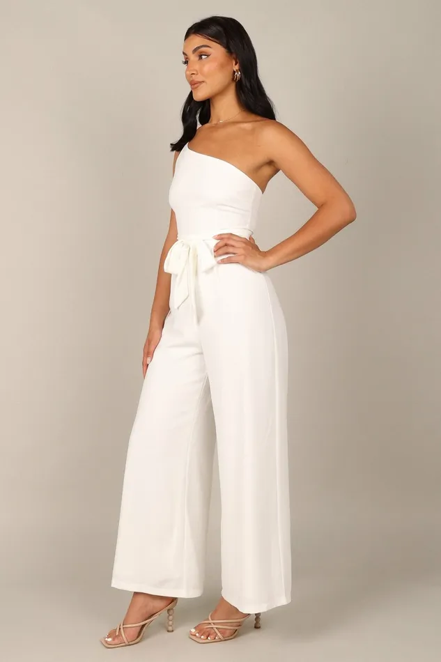Leyton Jumpsuit White Jumpsuits and Rompers Petal and Pup Women