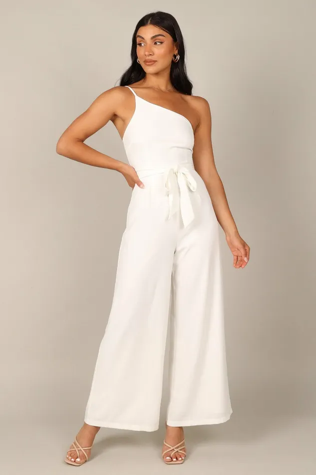 Leyton Jumpsuit White Jumpsuits and Rompers Petal and Pup Women