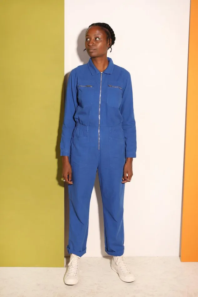 LF Markey Boilersuits Women Danny Boilersuit Cobalt Canvas
