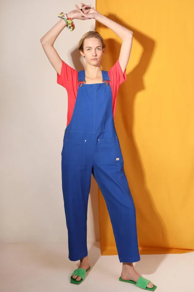 LF Markey Dungarees Women Cox Dungaree Cobalt