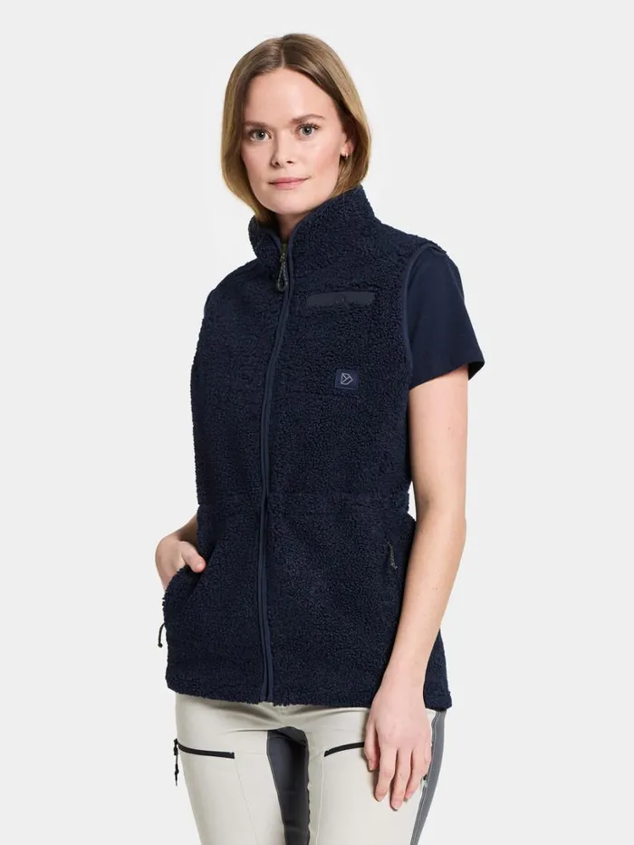Libra Vest Dark Night Blue Women Didriksons Vests