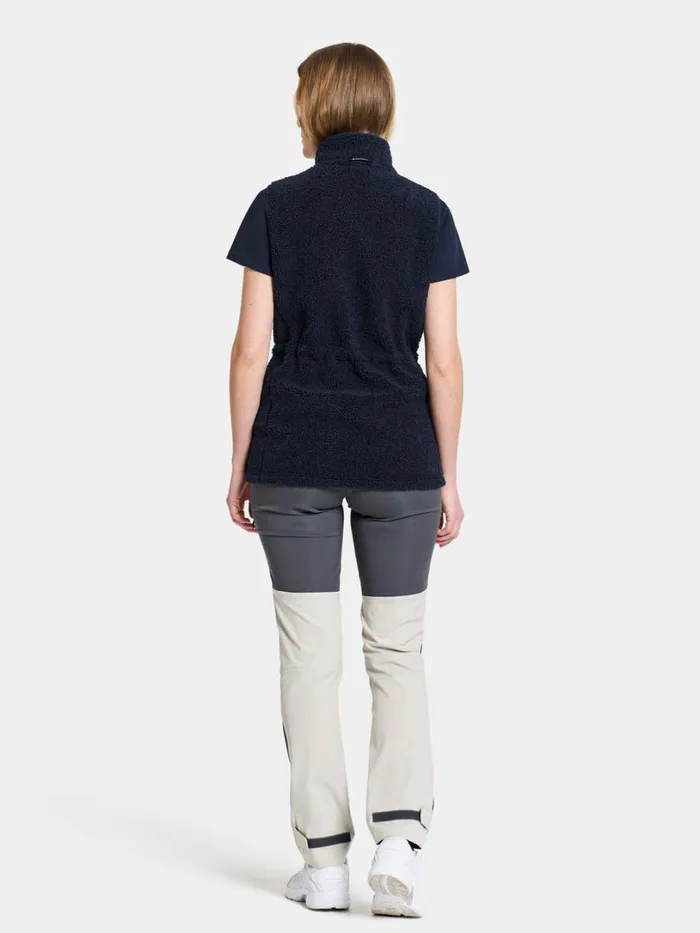Libra Vest Dark Night Blue Women Didriksons Vests Libra Vest Dark Night Blue Women Didriksons Vests