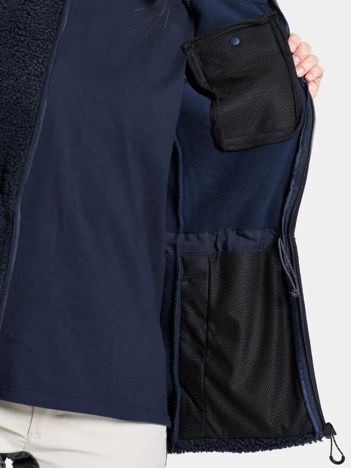 Libra Vest Dark Night Blue Women Didriksons Vests Libra Vest Dark Night Blue Women Didriksons Vests