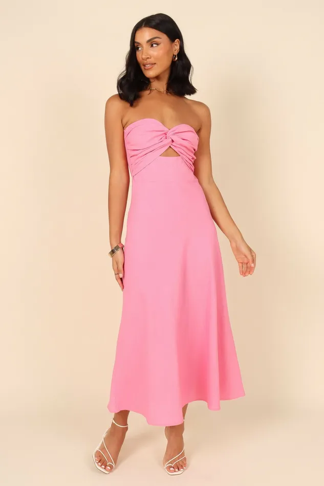 Linen Dresses Rosetta Dress Pink Petal and Pup Women