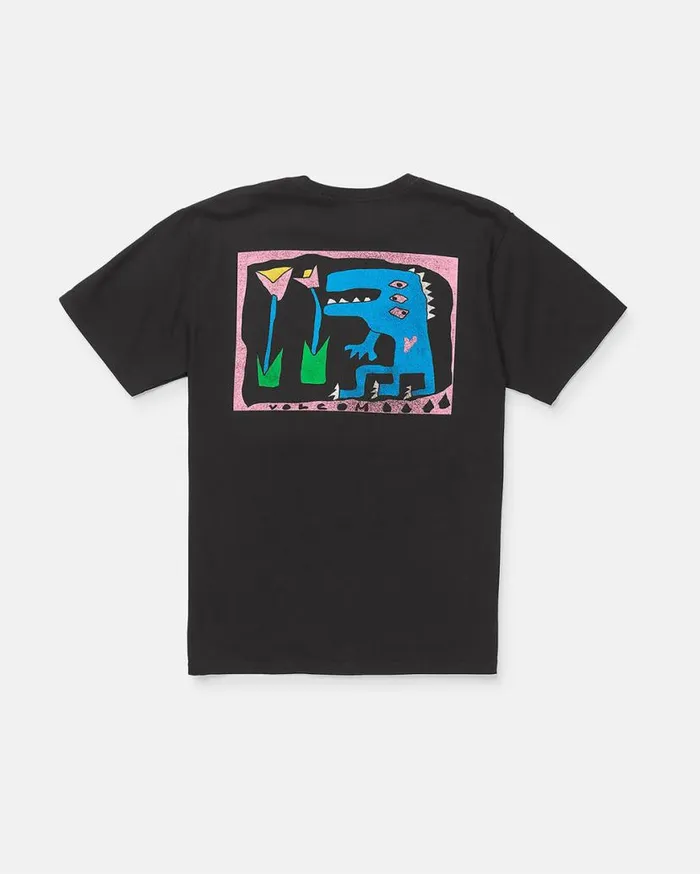 Little Boys Arthur Dino Short Sleeve Tee 8211 Black Kids Volcom TShirts and Tanks