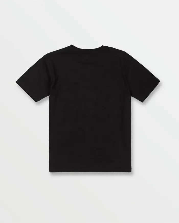 Little Boys Crisp Stone Short Sleeve Tee 8211 Black Kids Volcom TShirts and Tanks