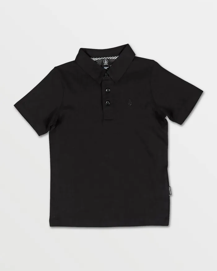 Little Boys Wowzer Polo Short Sleeve Shirt 8211 Black Kids Volcom Shirts and Flannels Little Boys Wowzer Polo Short Sleeve Shirt 8211 Black Kids Volcom Shirts and Flannels