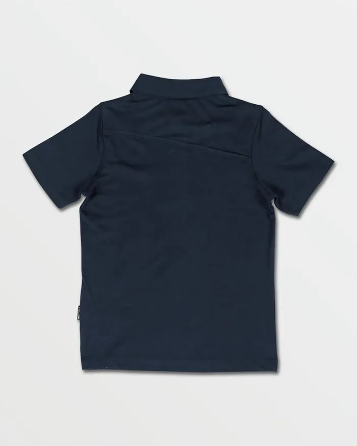 Little Boys Wowzer Polo Short Sleeve Shirt 8211 Navy Kids Volcom Shirts and Flannels