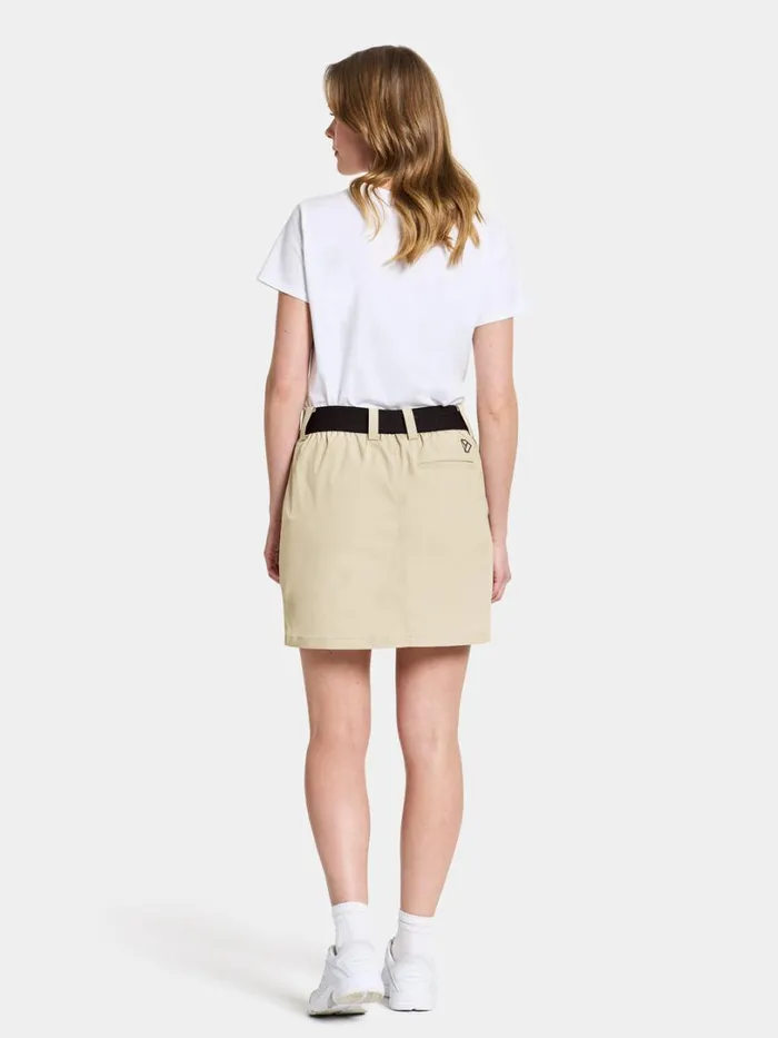 Liva Skirt Light Beige Women Didriksons Skirts