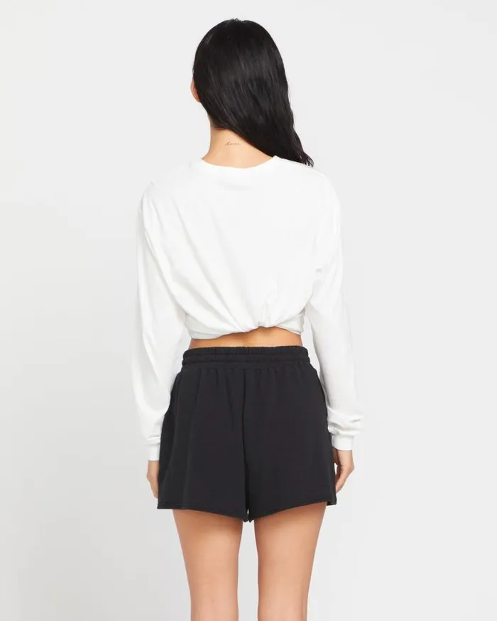 Lived In Lounge Frenchie Shorts 8211 Black Womens Volcom Bottoms