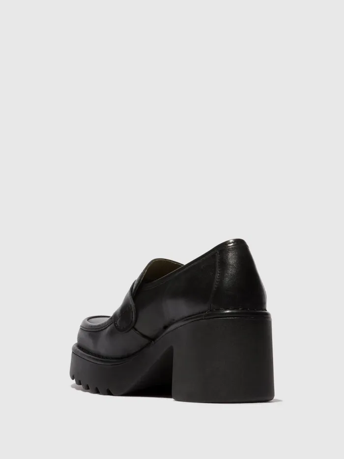 Loafers Shoes MULY252FLY BLACK Women Fly London Shoes
