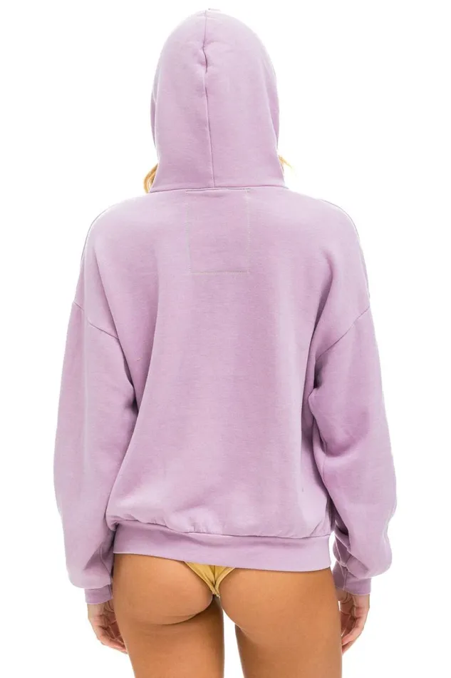 Logo Pullover Relaxed Hoodie 8211 Mauve WomenMen Aviator Nation Hoodies