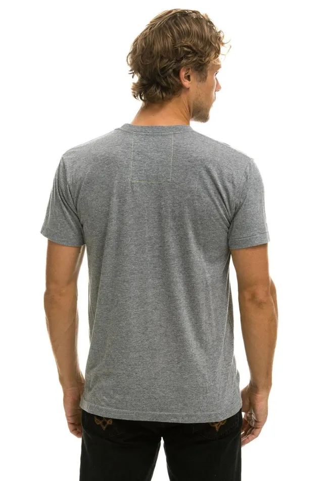 Logo Tee 8211 Heather Grey WomenMen Aviator Nation Tees