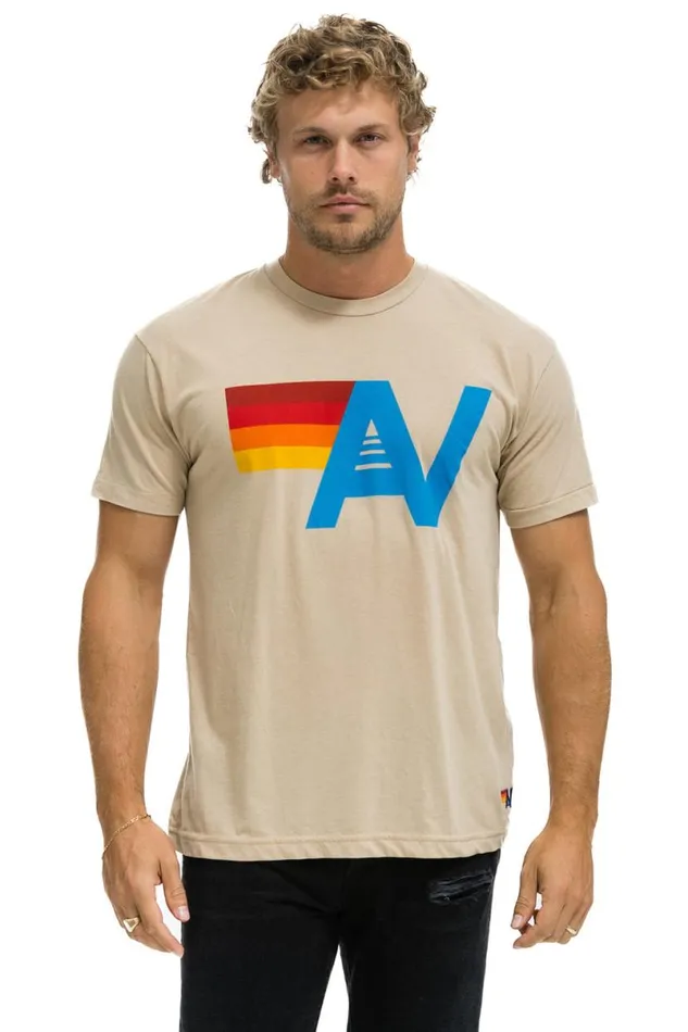 Logo Tee 8211 Sand WomenMen Aviator Nation Tees