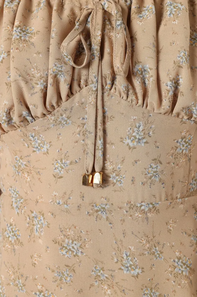 Long Sleeve Dresses Women Ollive Long Sleeve Dress Taupe Petal and Pup