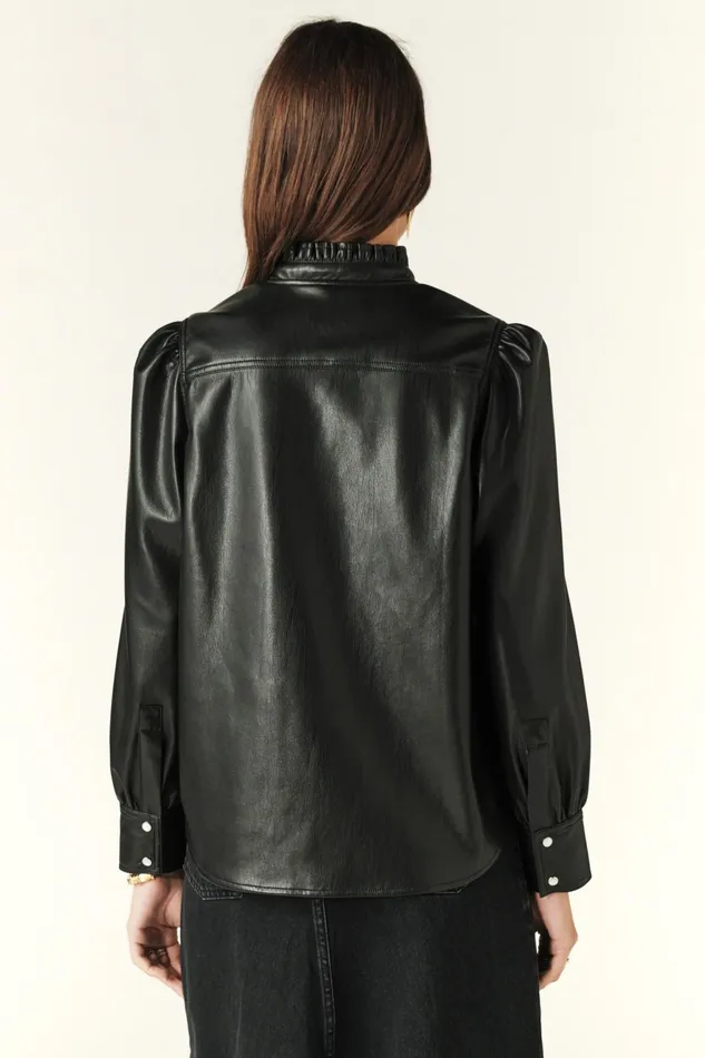 LongSleeve Shirt Caxie Black Women Baandsh Tops and Shirts