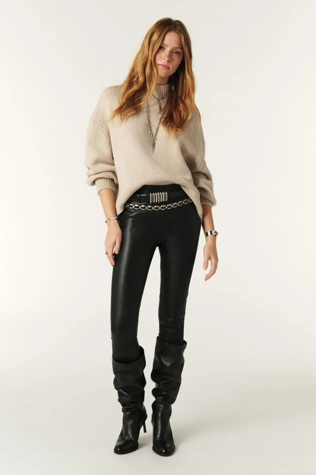 LongSleeve Sweater Yitt Beige Women Baandsh Sweaters and Cardigans