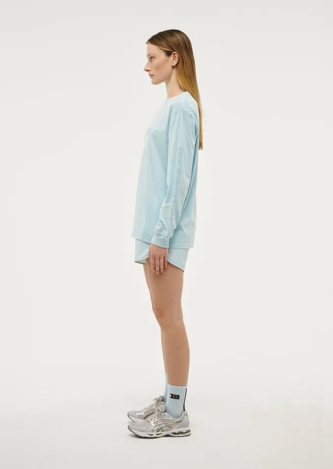 LongSleeveTops PE Nation Women STREAMLINE LONG SLEEVE TOP IN WASHED SKY BLUE
