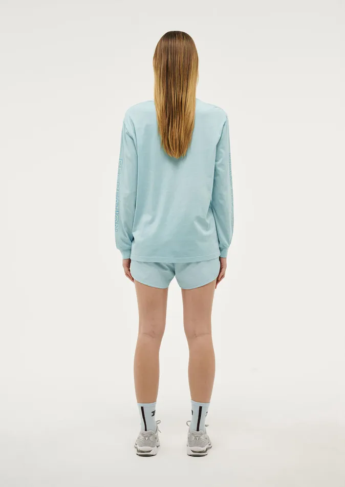 LongSleeveTops PE Nation Women STREAMLINE LONG SLEEVE TOP IN WASHED SKY BLUE