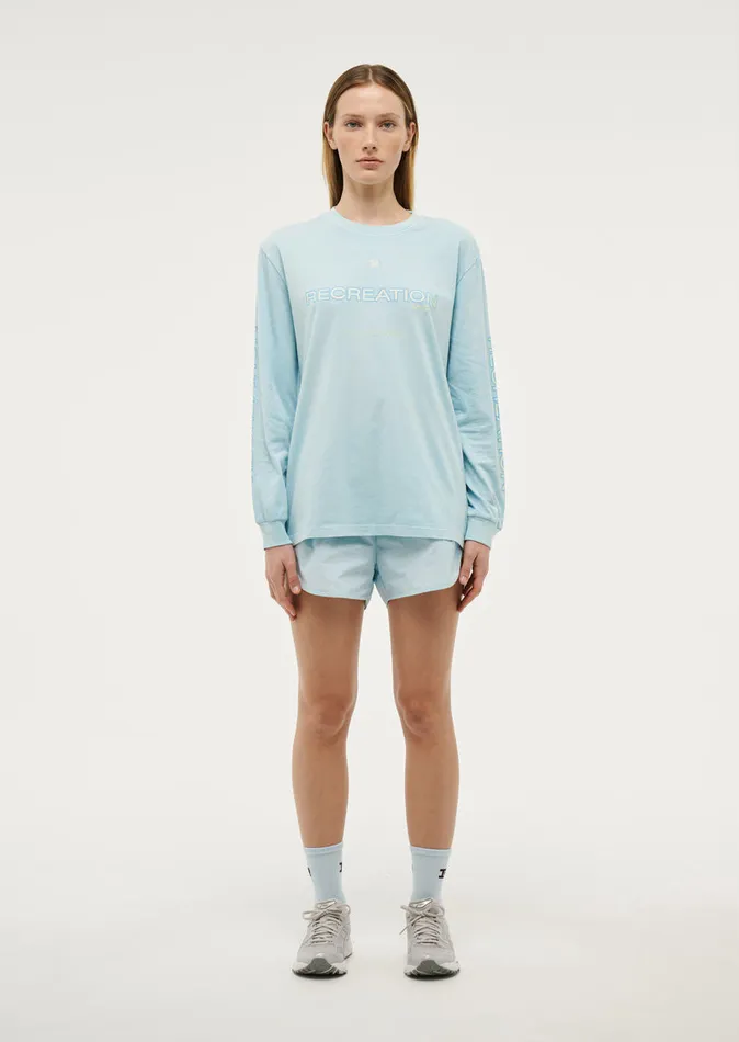 LongSleeveTops PE Nation Women STREAMLINE LONG SLEEVE TOP IN WASHED SKY BLUE