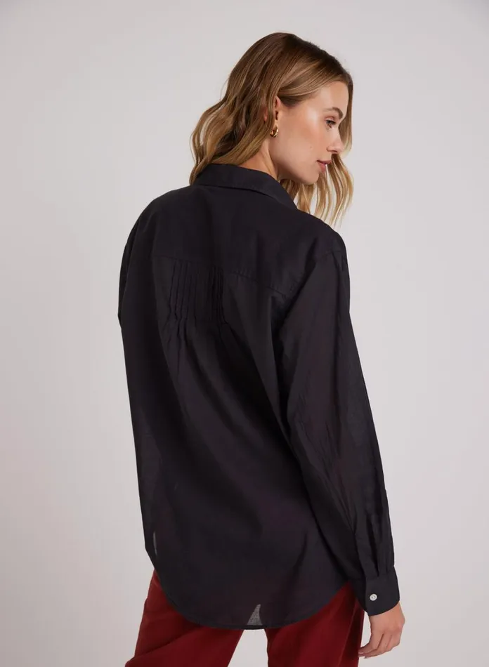 Long Sleeve Women Bella Dahl Pintuck Flowy Shirt 8211 Black Long Sleeve Women Bella Dahl Pintuck Flowy Shirt 8211 Black