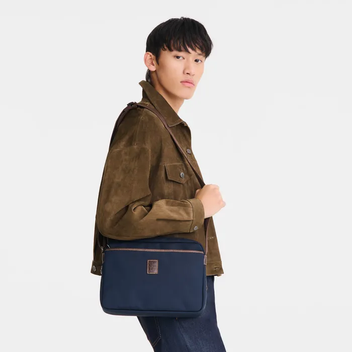 Longchamp Boxford M Camera bag Blue Men Crossbody bags Longchamp Boxford M Camera bag Blue Men Crossbody bags