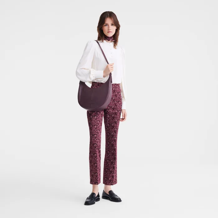 Longchamp Essential L Crossbody bag Eggplant Women Shoulder bags Longchamp Essential L Crossbody bag Eggplant Women Shoulder bags