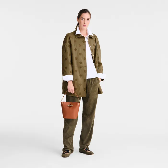 Longchamp Le Roseau XS Bucket bag Bark Women Mini bagsCrossbody bags Longchamp Le Roseau XS Bucket bag Bark Women Mini bagsCrossbody bags