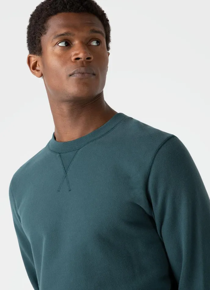 Loopback Sweatshirt Peacock Men SUNSPEL Sweatshirts and Sweatpants