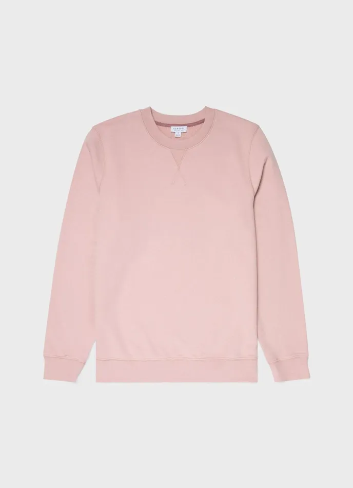 Loopback Sweatshirt Shell Pink Men SUNSPEL Sweatshirts and Sweatpants