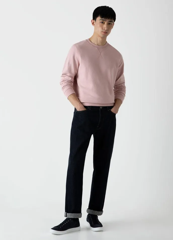 Loopback Sweatshirt Shell Pink Men SUNSPEL Sweatshirts and Sweatpants