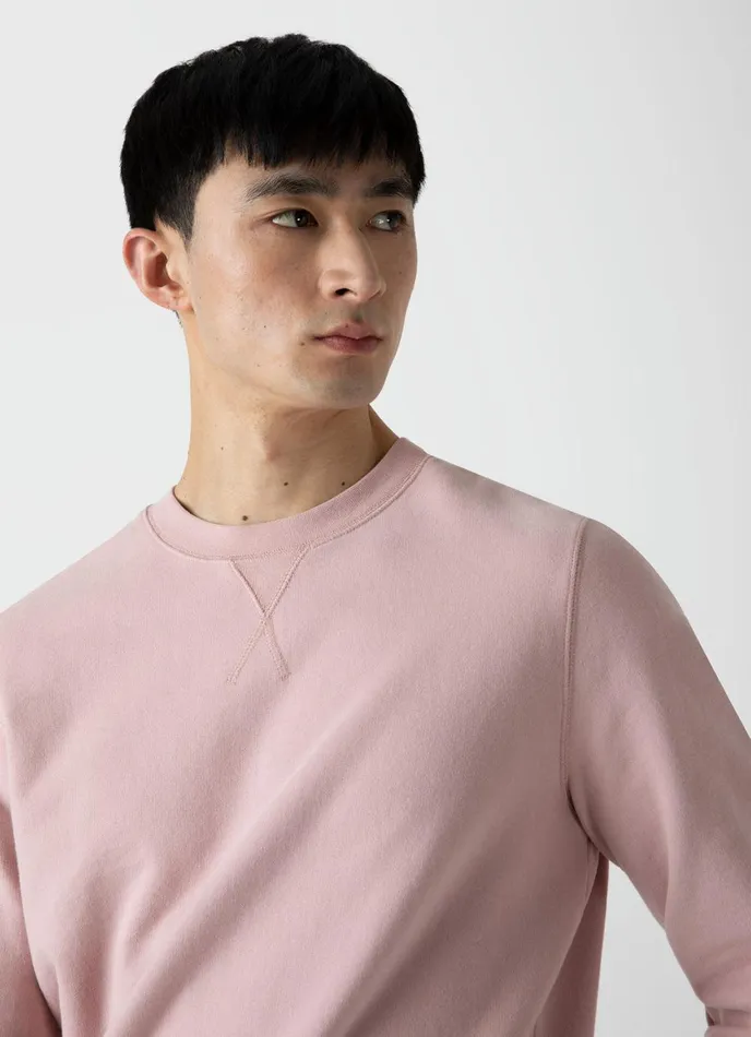 Loopback Sweatshirt Shell Pink Men SUNSPEL Sweatshirts and Sweatpants