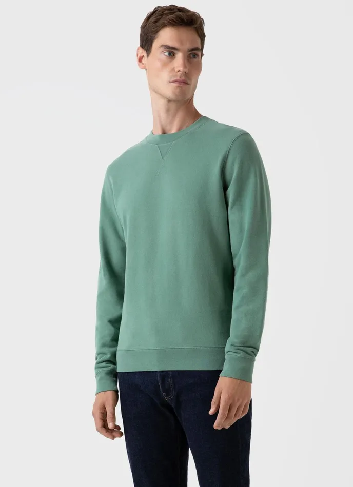 Loopback Sweatshirt Thyme Men SUNSPEL Sweatshirts and Sweatpants