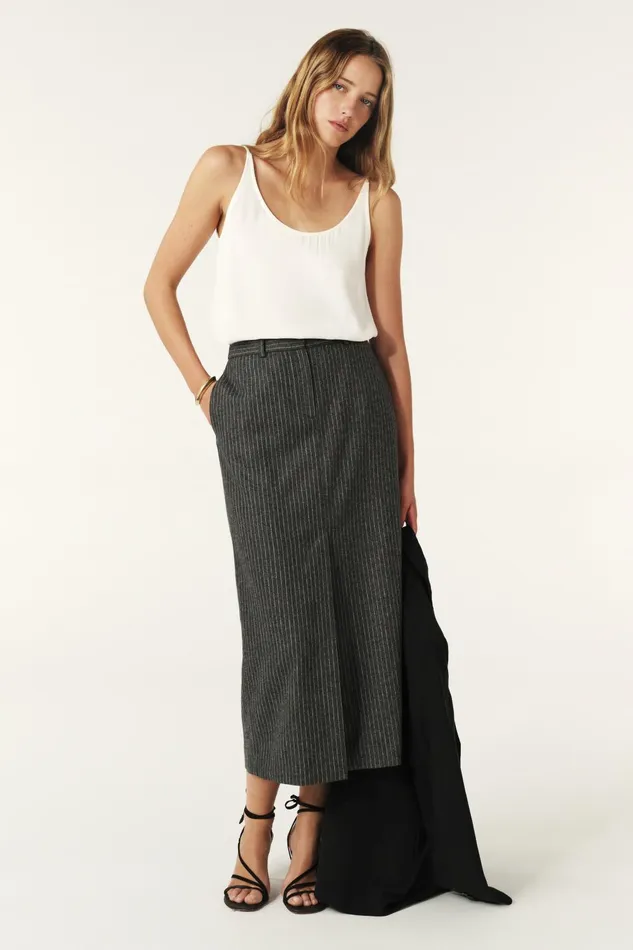 LooseFitting Top Figue Black Women Baandsh Tops and Shirts