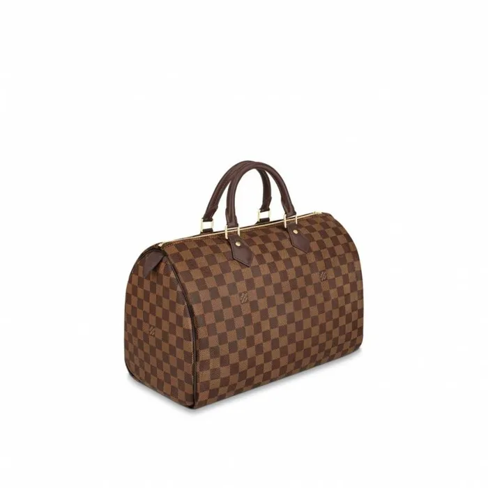 Louis Vuitton Damier Ebene Canvas Speedy 35 N41363 8211 Louis Vuitton Handbag Store Women Louis Vuitton Speedy Bag