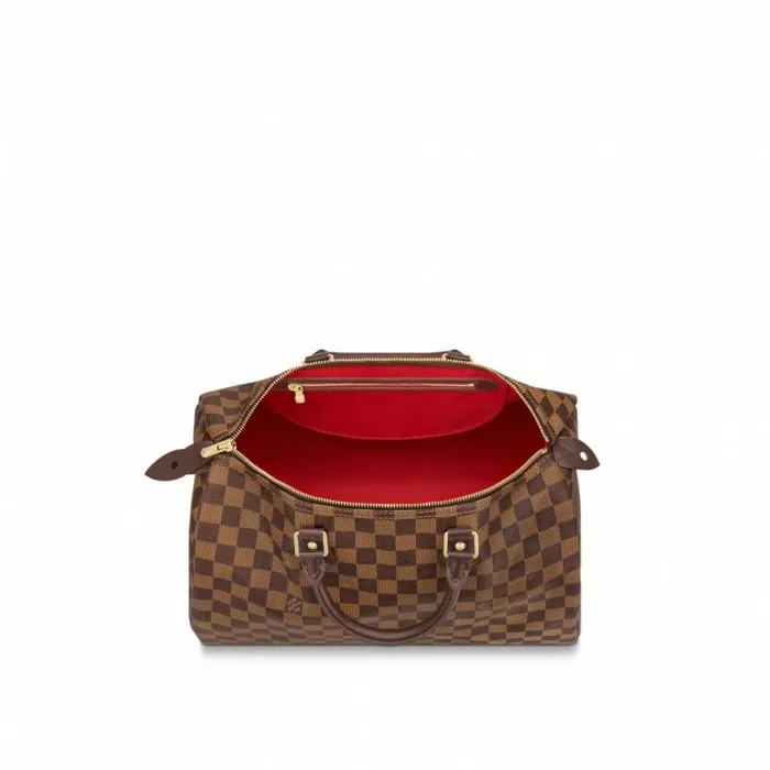 Louis Vuitton Damier Ebene Canvas Speedy 35 N41363 8211 Louis Vuitton Handbag Store Women Louis Vuitton Speedy Bag