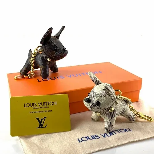 Louis Vuitton Dog Charm Keychain 8211 Louis Vuitton Handbag Store Women Louis Vuitton Card Holder and Keychain