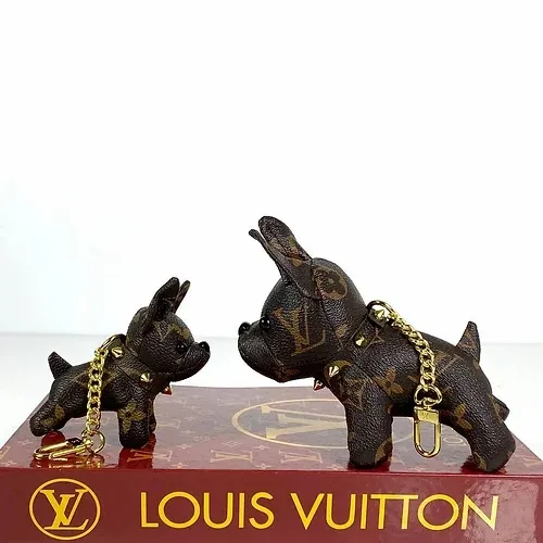 Louis Vuitton Dog Charm Keychain 8211 Louis Vuitton Handbag Store Women Louis Vuitton Card Holder and Keychain