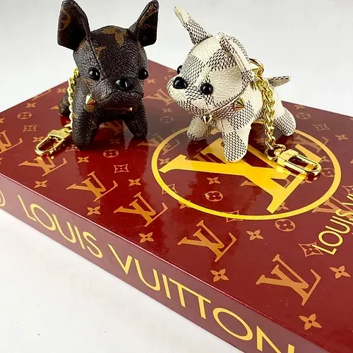Louis Vuitton Dog Charm Keychain 8211 Louis Vuitton Handbag Store Women Louis Vuitton Card Holder and Keychain