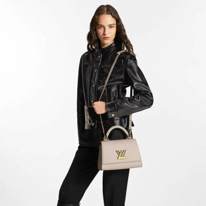 Louis Vuitton Greige M57214 Twist One Handle PM 8211 Louis Vuitton Handbag Store Women Louis Vuitton Twist Bag