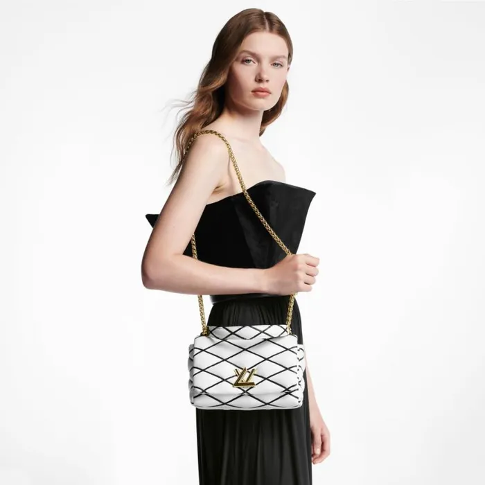 Louis Vuitton M22890 GO14 MM WhiteBlack 8211 Louis Vuitton Handbag Store Women Louis Vuitton Twist Bag