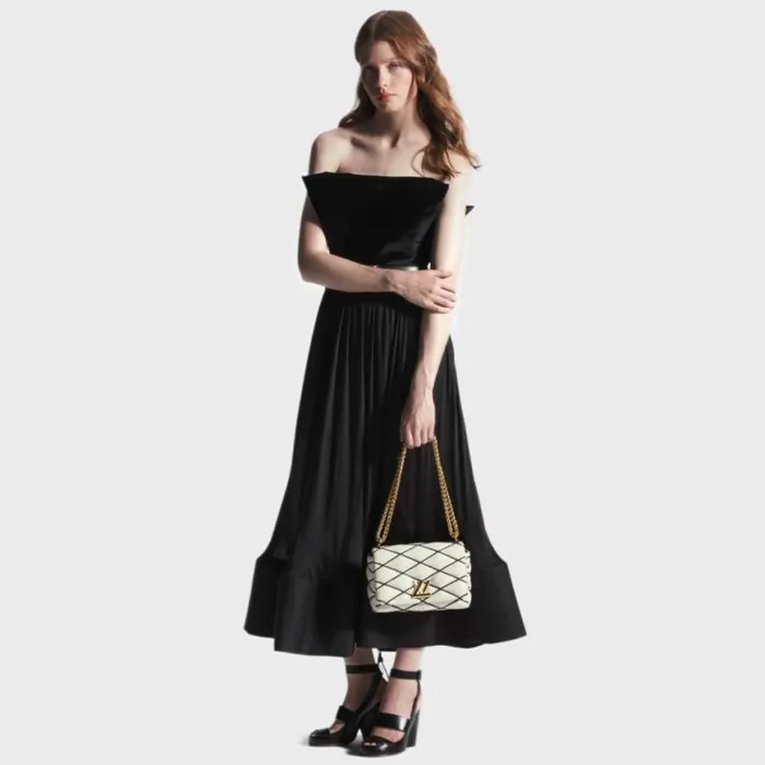 Louis Vuitton M22890 GO14 MM WhiteBlack 8211 Louis Vuitton Handbag Store Women Louis Vuitton Twist Bag
